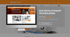 Desktop Screenshot of espera.com